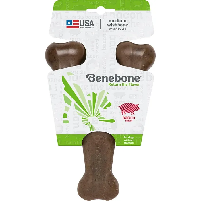 Benebone Dog Wishbone Bacon Medium