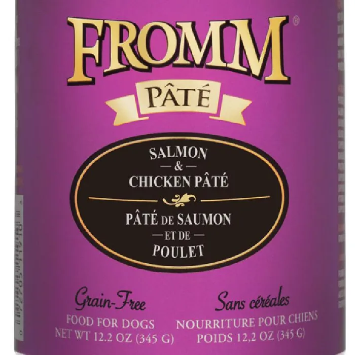 Fromm Dog Salmon & Chicken Pate 12-oz