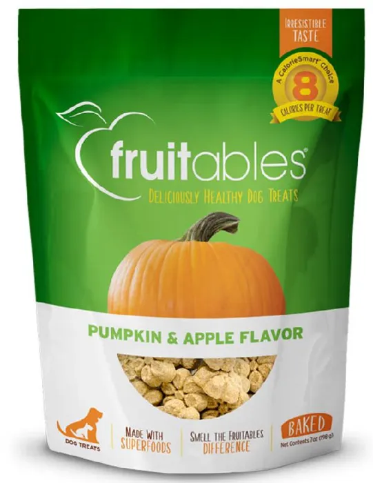 Fruitables Pumpkin & Apple Dog Treats 7oz