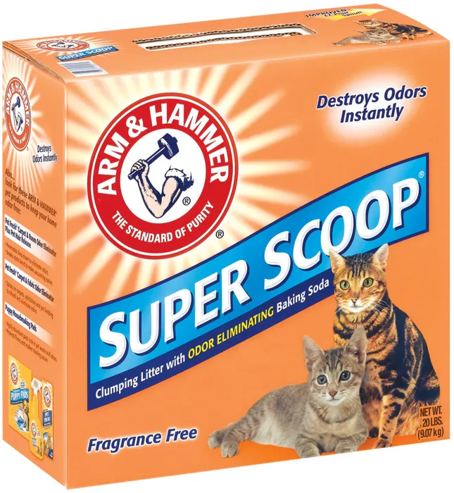 Arm & Hammer Superscoop Clump Litter Unscented 20 Lbs