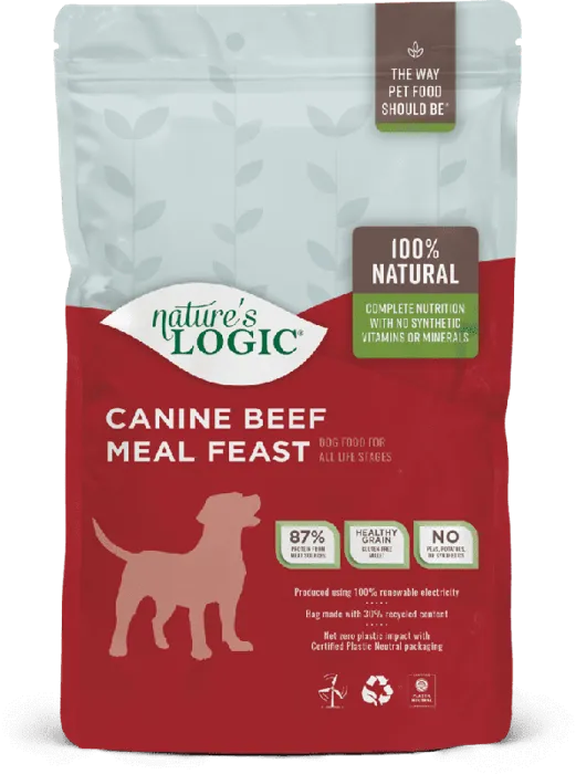 Nature's Logic Dry Kibble Dog Food, Bf 25-lb