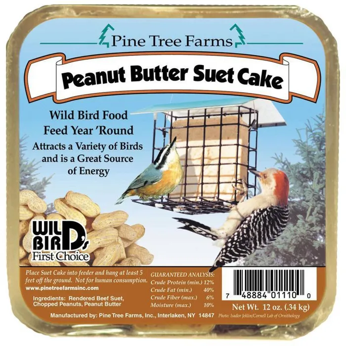 Peanut Butter Suet Cake 12oz