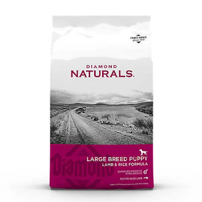 Diamond Naturals Large Breed Puppy Lamb & Rice 40# 27/15