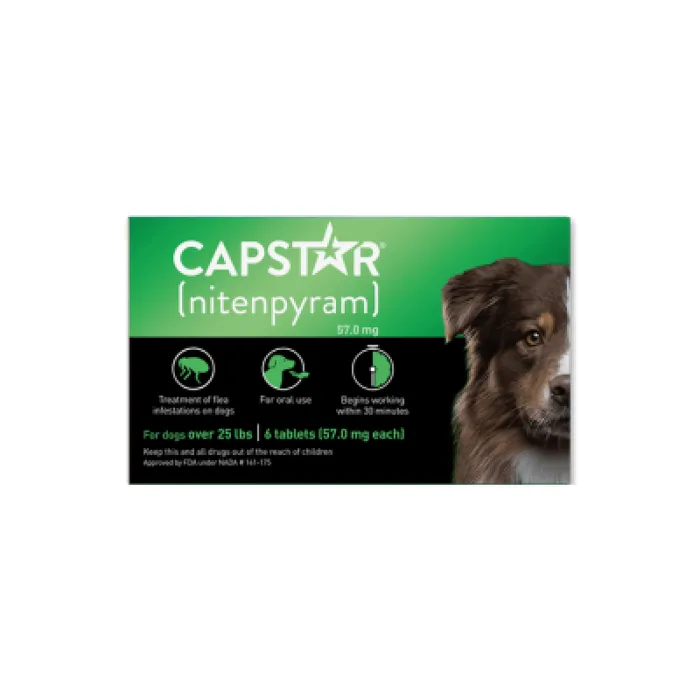 Capstar Flea Tabs Dog Over 25#