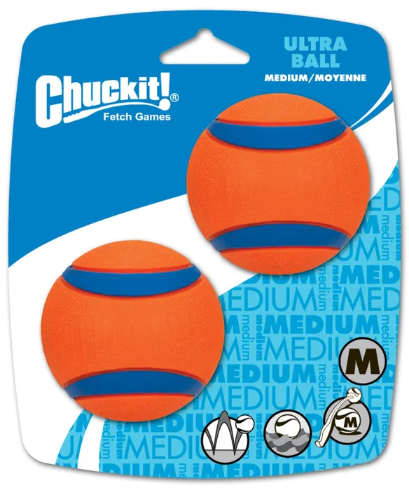 Petmate Chuck It! Ultra Ball Md 2-pk