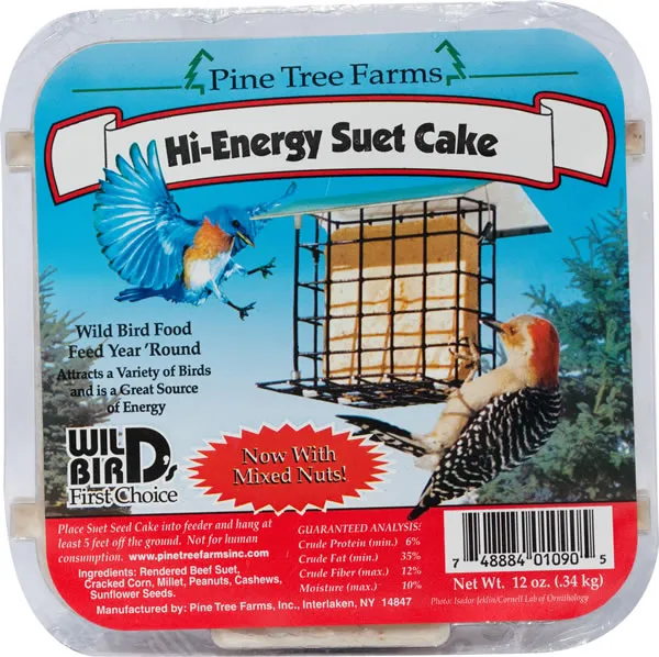 Pine Tree Farms High Energy Suet Cake 12oz