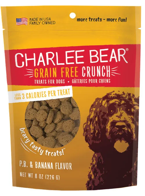 Charlee Bear Crunch Peanut Butter & Banana Treats 8oz