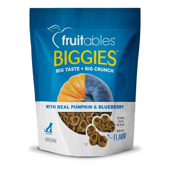 Fruitables Biggies Pumpkin & Blueberry 16-oz
