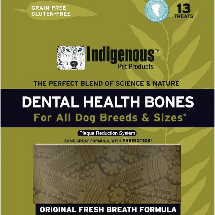 Indigenous Dental Health Bones Lg Original Fresh Breath 17oz