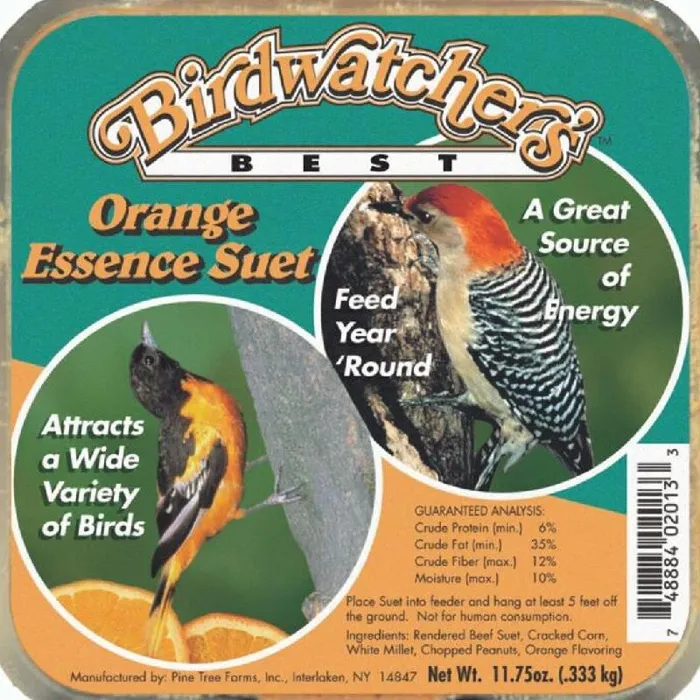 Pinetree Birdwatchers Best 12-11oz Orange Essence Suet